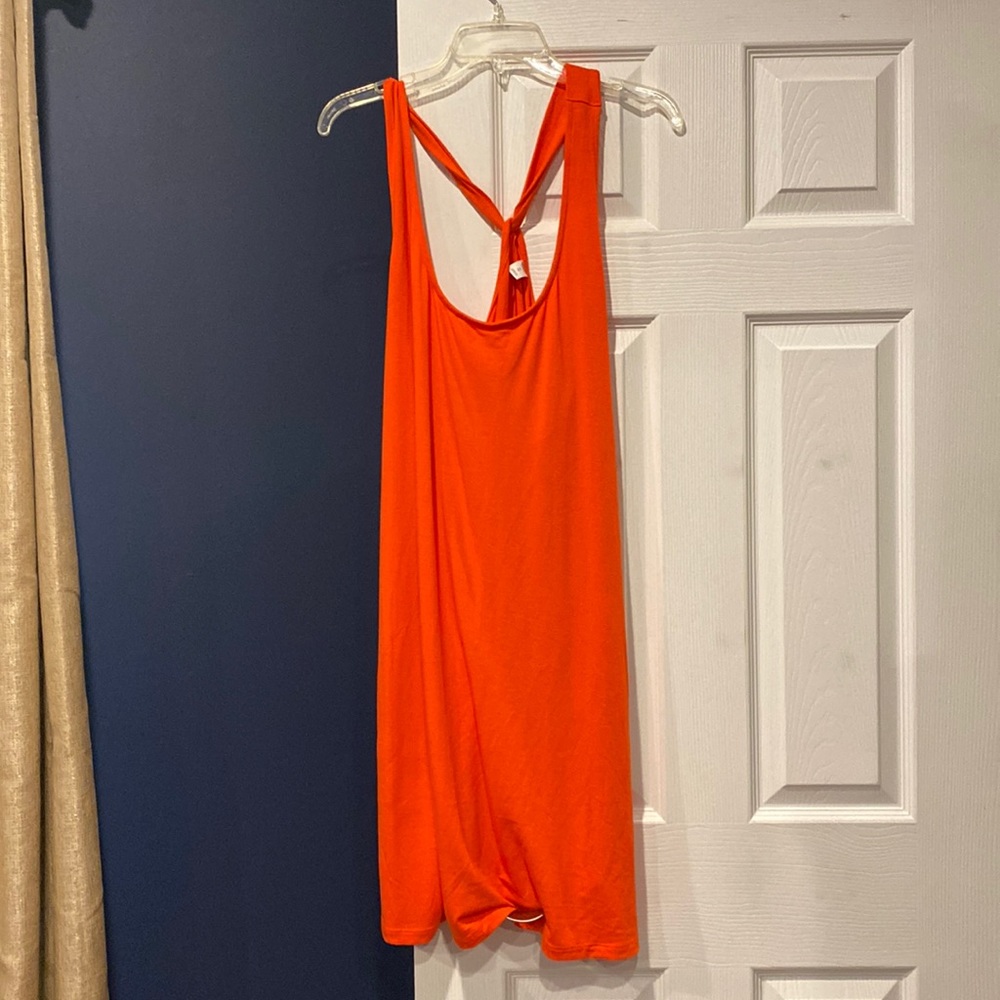 Orange dress